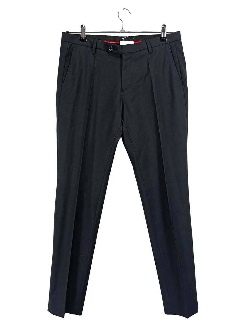 Club of Gents Herren Anzughose Business Schwarz Gr. 48 Super Slim 1