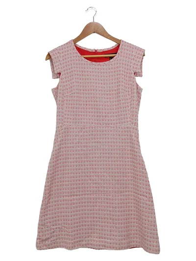 Cortefiel Businesskleid Damen Gr. 36/S Elegant Mehrfarbig Kariert