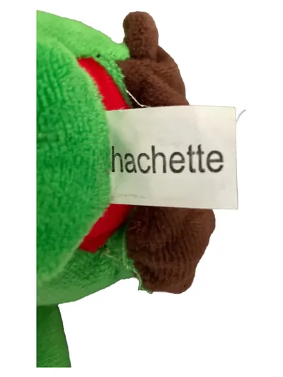Hachette Kuscheltier Papagei Plüschtier Grün Rot Mehrfarbig 22cm