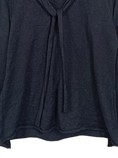Hindahl & Skudelny Damen Bluse Schwarz Elegant Gr. 40/L Langarm