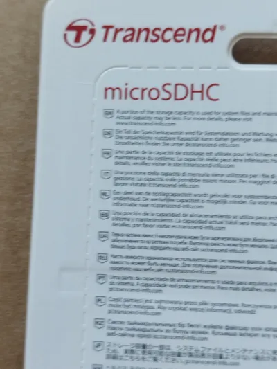 Transcend MicroSDHC Speicherkarte 4GB Class 4