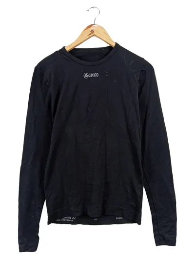 JAKO Kinder Langarmshirt Schwarz Sportlich Einheitsgröße Polyamid