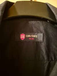 Club of Gents Herren Business Hemd Gr. 39/48 Schwarz Langarm 2