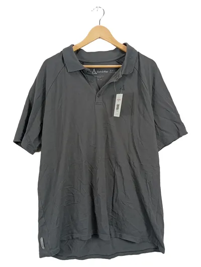 Schöffel Poloshirt Herren Gr. 58/4XL Grau Dry Skin Outdoor NEU