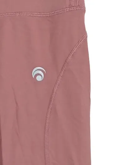Oceans Apart Damen Sport Leggings Rosa Schriftzug Gr. S High Waist Fitness