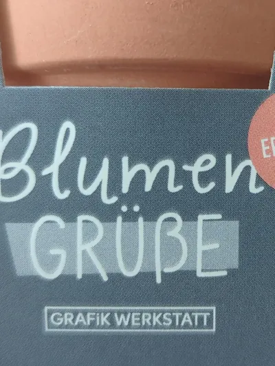 Grafik Werkstatt Übertopf Blumen Grüße Erdbeere Keramik Orange H:5cm B:6cm