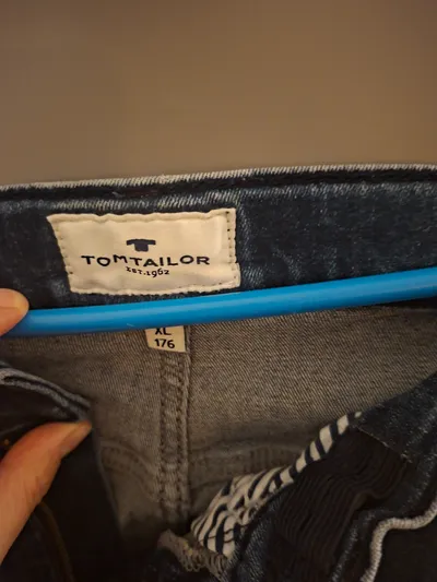 Tom Tailor Jeans Hose Kinder Gr. 176 Blau Straight Leg Baumwolle