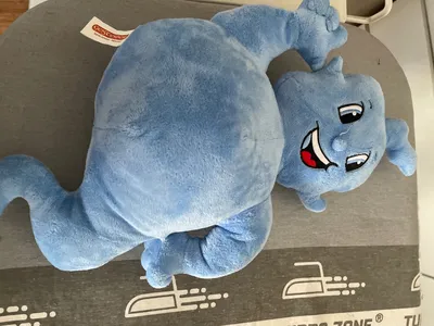 Geisterberg Kuscheltier Plüschfigur Geist Blau 40cm Stofftier Sammlerstück