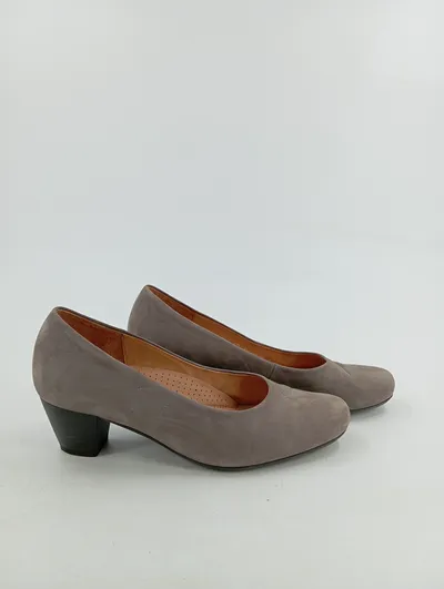 Gabor Damen Pumps Gr. 37 Grau Klassisch Elegant Business