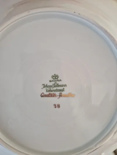 JOHANN SELTMANN VOHENSTRAUSS Suppenteller Klassisch Weiß Porzellan 25cm