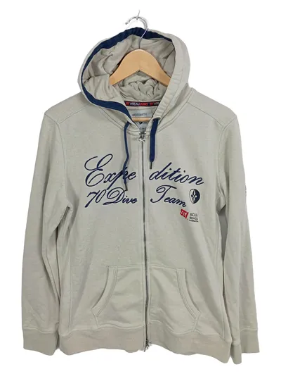 Arqueonautas Sweatjacke Herren XXL Kapuze SSI Dive Team Beige
