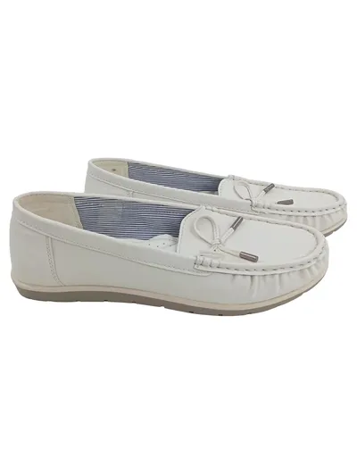 Annie G. Damen Mokassins Slipper Gr. 41 Weiß Casual