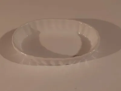 Atomic Auflaufform Keramik Weiß 13x8,5cm Backofenfest Spülmaschinenfest