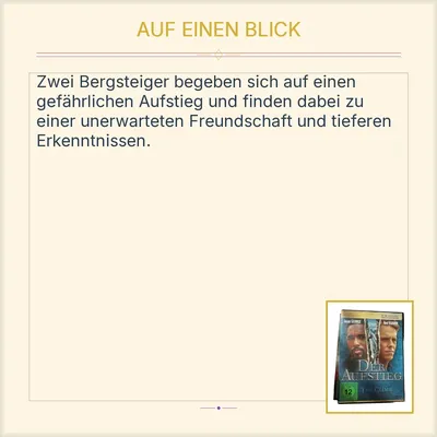 Der Aufstieg - The Climb DVD Jason George Ned Vaughn SCM Hänssler Gold Edition