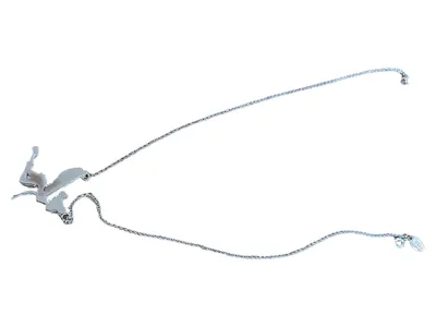 Disney Damen Fee Halskette mit Anhänger Silber 48cm Charmant