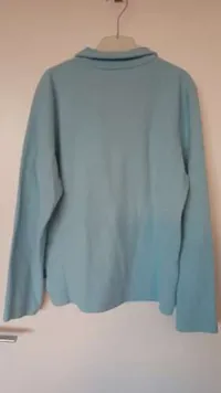 etirel Damen Fleecepullover Gr. 38 Blau Outdoor Sport Langarm Reißverschluss 2