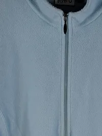etirel Damen Fleecepullover Gr. 38 Blau Outdoor Sport Langarm Reißverschluss 4