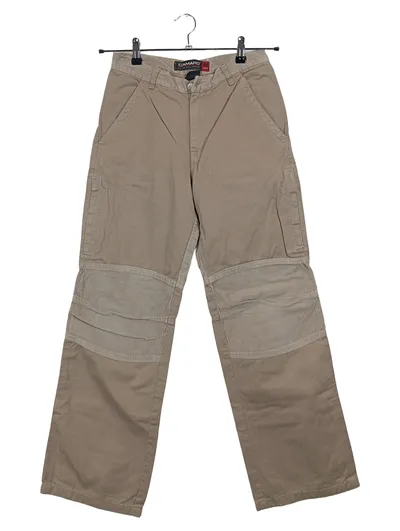 Camaro Cargohose Kinder Beige Cord-Patches Gr. 170 L30 Baumwolle