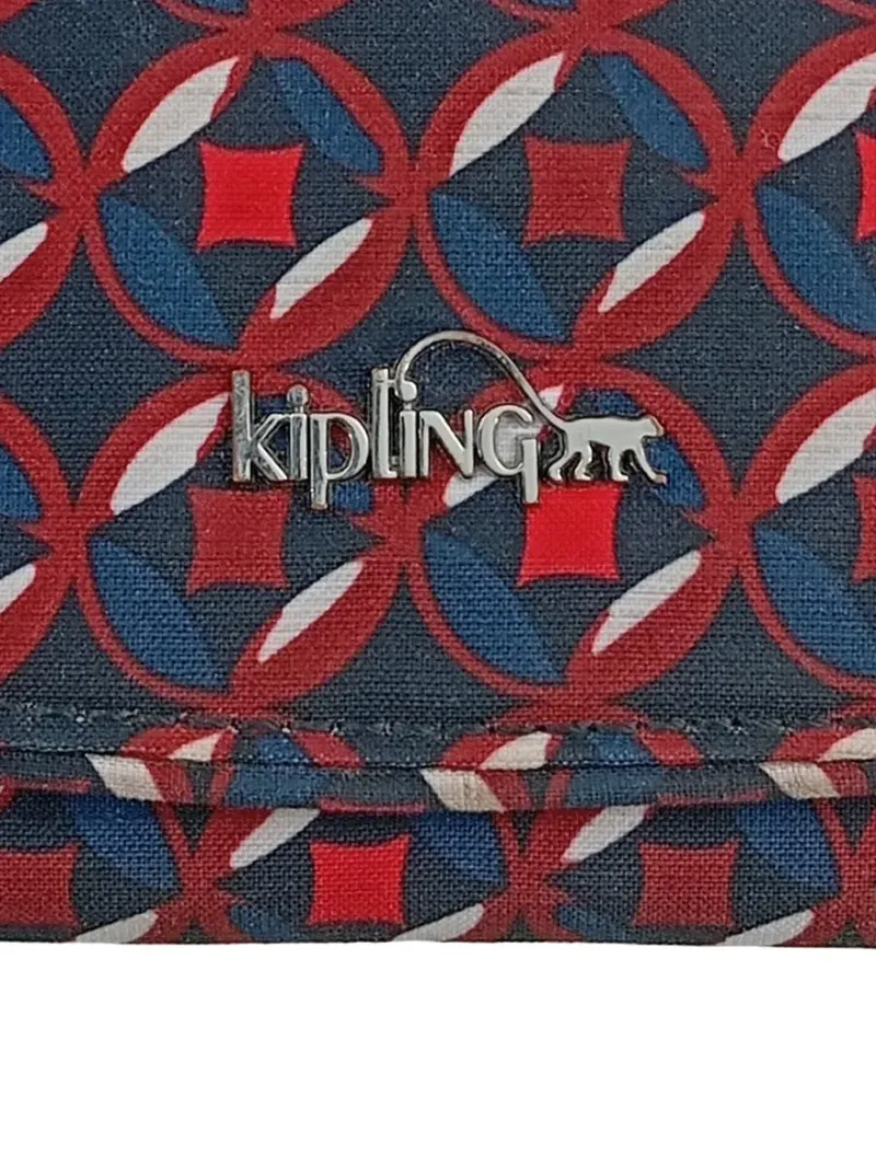 Kipling Geldbörse Damen Portemonnaie Mehrfarbig Muster Polyamid 3
