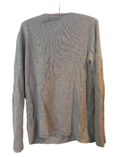 Q/S designed by Pullover Herren Gr. XL Grau Baumwolle Langarm Casual