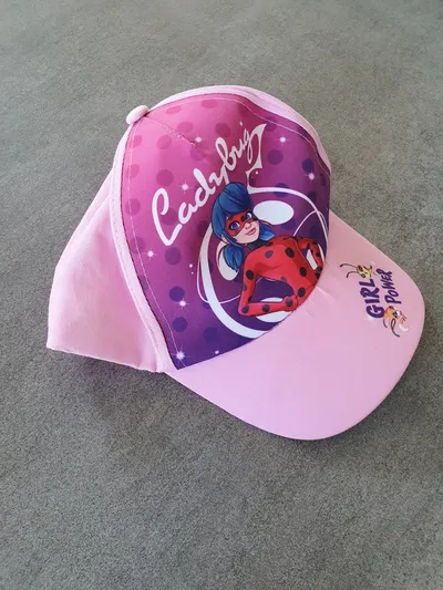 Miraculous Ladybug Basecap Kappe Mädchen Pink Girl Power Kinder Cappy Mütze