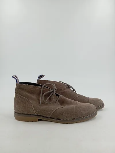 Tommy Hilfiger Herren Stiefelette Gr. 39 Braun Casual Wildleder Boots