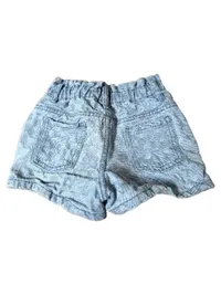 DOPO DOPO Mädchen Jeans Shorts Gr. 116 Blau Herzmuster Baumwolle 3