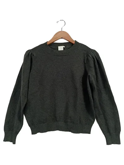 True Sage Damen Pullover Gr. 42/XL Grün Casual Strick