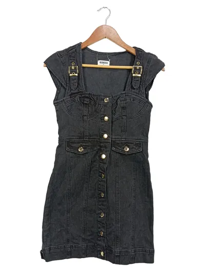 HÖRMANSEDER x About You Jeanskleid Damen Gr. 34/XS Schwarz Denim