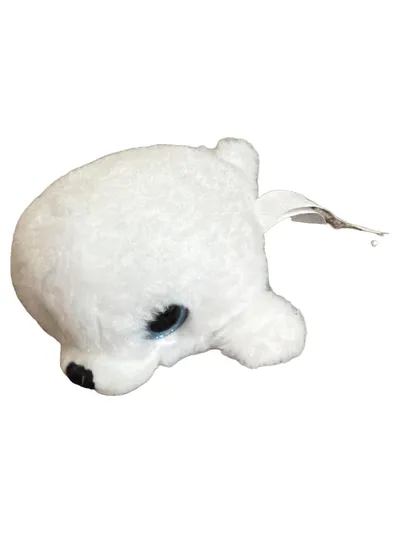 Unitoys Robbe Baby Kuscheltier Seehund Plüschtier weiß 10 cm
