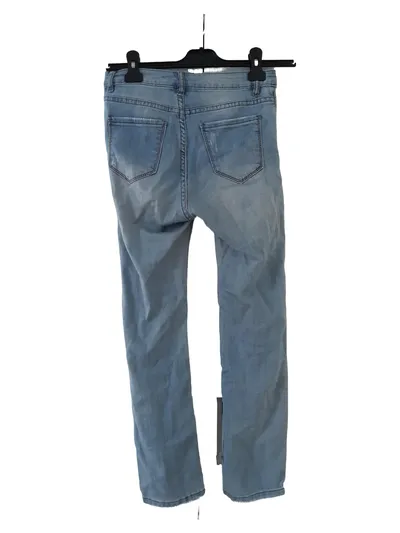 Laulia Damen Destroyed Jeans Gr. 36 Blau Casual Distressed Denim Hose