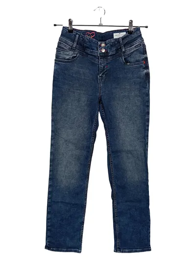 CROSS Jeans Damen Slim Fit Jeans W28/L30 Blau
