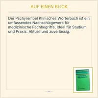 Pschyrembel Klinisches Wörterbuch 258. Auflage de Gruyter Medizin 2