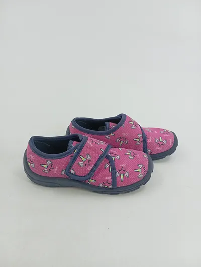 Geox Kinder Hausschuhe Mädchen Einhorn Pink Gr. 25 Komfortabel Tiermotiv