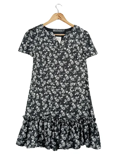 Alton Gray Damen Freizeitkleid Blumenmuster Mehrfarbig Gr. 40