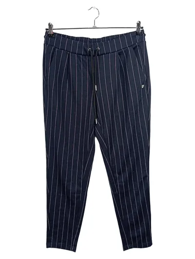 TOM TAILOR POLO TEAM Jogginghose Damen Gr. 40/L Blau Gestreift