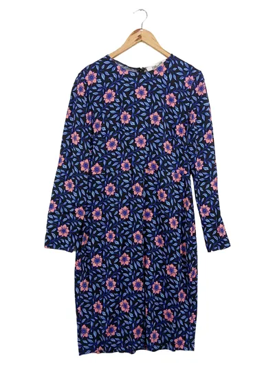 Diane von Furstenberg Damen Freizeitkleid Gr. 38/M Mehrfarbig Floral