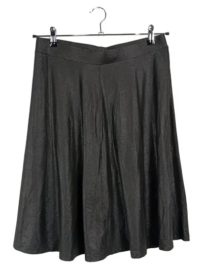 VIA APPIA Damen A-Linienrock Gr. 40/L Schwarz Tierdruck