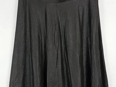 VIA APPIA Damen A-Linienrock Gr. 40/L Schwarz Tierdruck