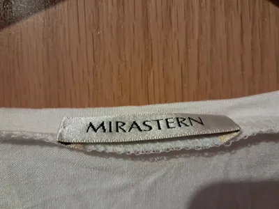 MIRASTERN Damen Sommerkleid Gr. 38 Weiß Spitzenärmel Romantisch