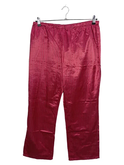 Basic Line Damen Schlafanzughose Rot Gestreift Gr. 44 Pyjamahose