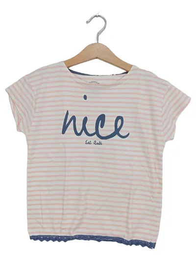 Eat Ants by Sanetta Mädchen T-Shirt Gr. 116 gestreift Schriftzug Casual