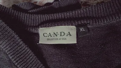 C&A CANDA Herren Pullunder Strickweste V-Ausschnitt Grau Gr. XL