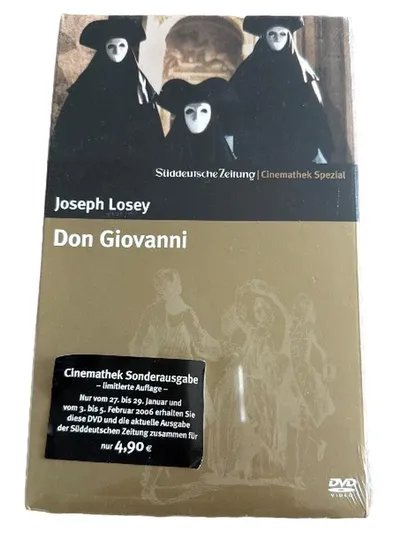 Don Giovanni Joseph Losey DVD Klassische Aufführung Oper Film