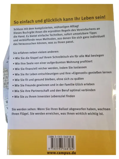 So einfach und glücklich kann Ihr Leben sein Selbsthilfebuch Campus Verlag
