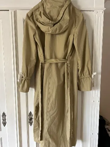 Edited Damen Trenchcoat Mantel Beige Einheitsgröße Modern Kapuze