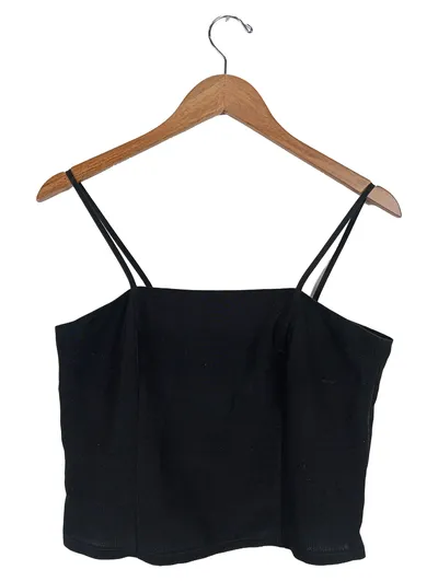 Barisal Damen Top Gr. 36/S Basic Schwarz Spaghettiträger