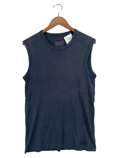 Esprit Herren Tanktop Unterhemd Blau Gr. S Casual