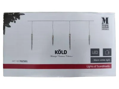 Markslöjd Lichterkette KÖLD LED Weihnachtlich Transparent