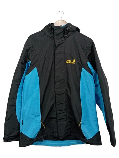 Jack Wolfskin Damen Outdoorjacke Gr. 42 Schwarz